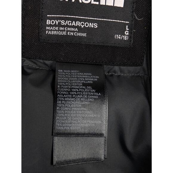 The North Face Youth L (14-16) 550 Hyvent Goose Down Black Parka - Picture 4 of 10
